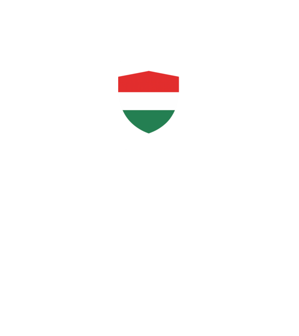 Magyar zászlós pajzs minta királykék pólón