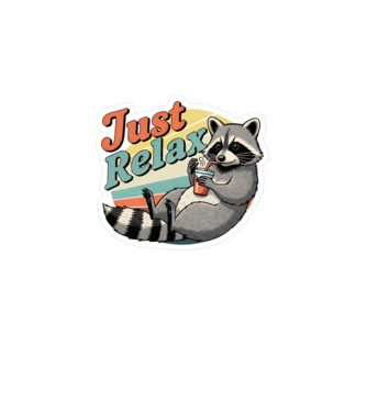 Vintage mosómedve 'Just Relax' felirattal minta szürke pólón