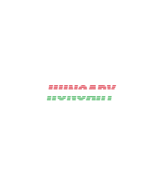Retró 'Hungary' felirat trikolór minta fekete pólón