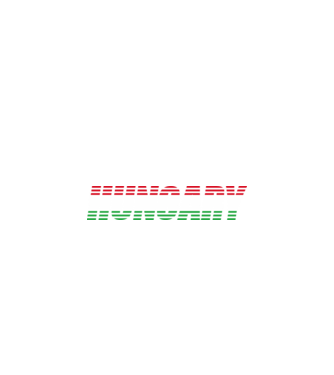 Retró 'Hungary' felirat trikolór minta fekete pólón