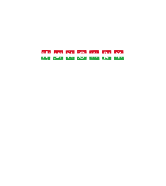 Játékos 'Hungary' felirat trikolór minta fekete pólón