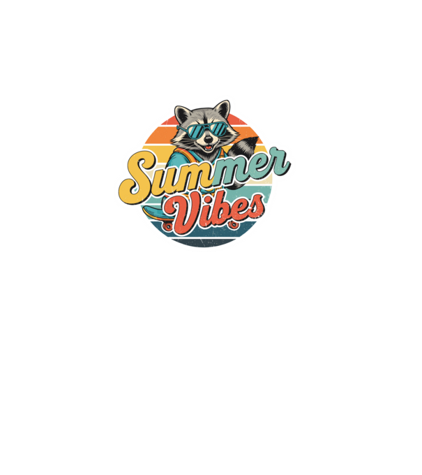 Vintage mosómedve 'Summer vibes' felirattal minta szürke pólón