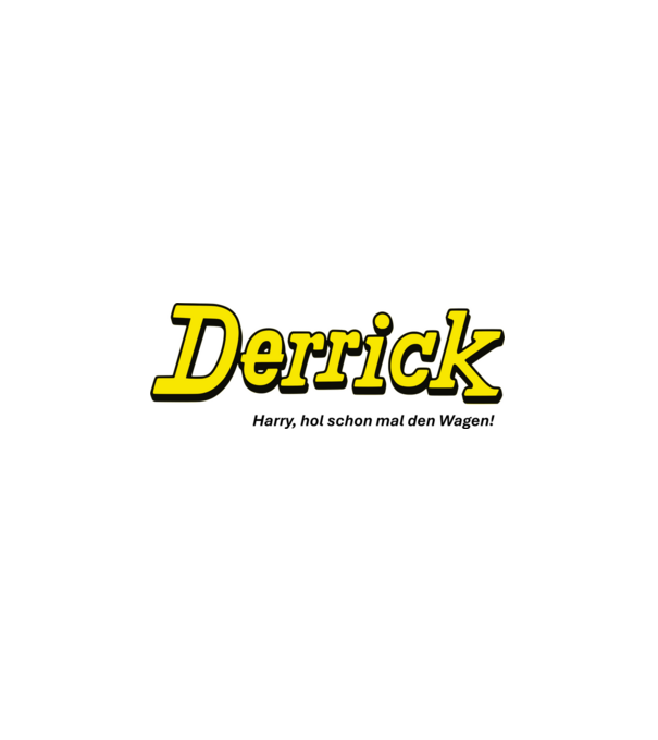 Derrick_hozzd_a_kocsit_de_black minta fehér pólón