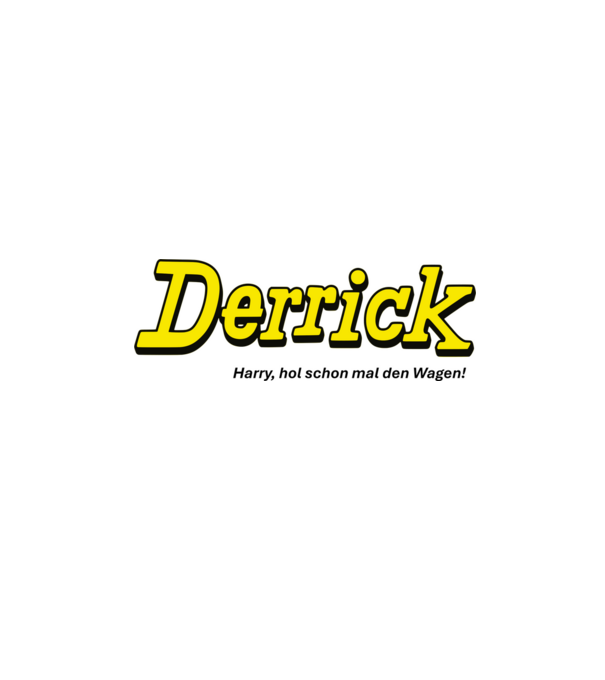 Derrick_hozzd_a_kocsit_de_black minta almazöld pólón