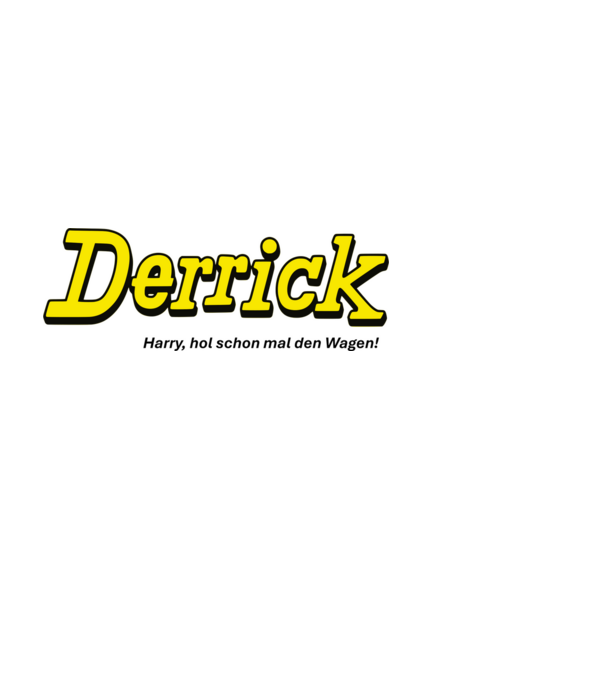 Derrick_hozzd_a_kocsit_de_black minta fekete pólón