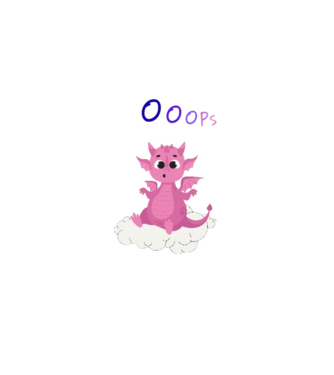 ooops dragon minta fehér pólón