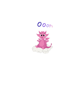 ooops dragon minta fehér pólón