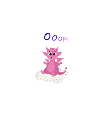 ooops dragon minta fehér pólón