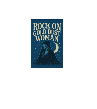 Rock On Gold Dust Woman minta fehér pólón