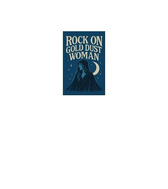 Rock On Gold Dust Woman minta fehér pólón