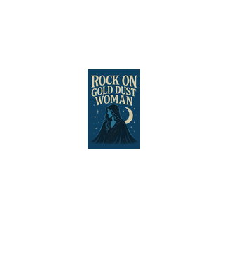 Rock On Gold Dust Woman minta fehér pólón