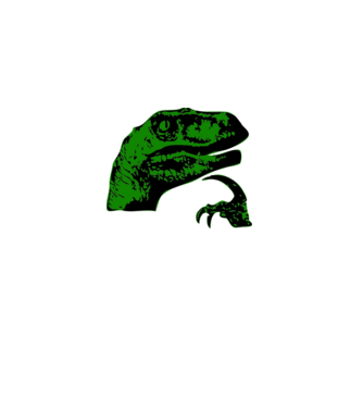 Philosoraptor - internet meme minta fehér pólón