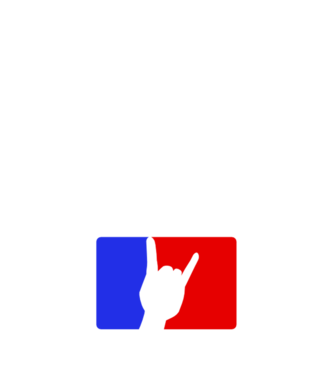 National Metal League minta sötétkék pólón