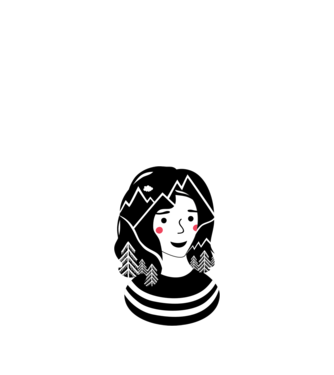 Girl minta narancssárga pólón