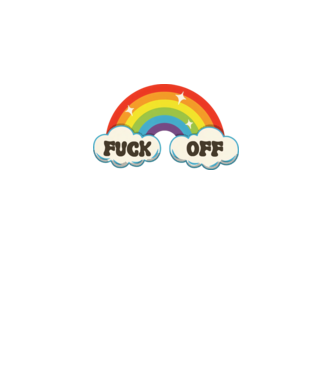 fuck off minta fekete pólón