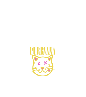 Purrvana minta fehér pólón
