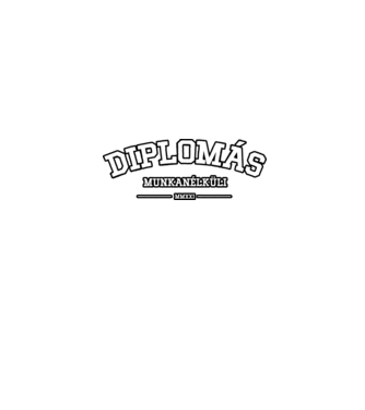 Diplomás munkanélküli 2c minta szürke pólón