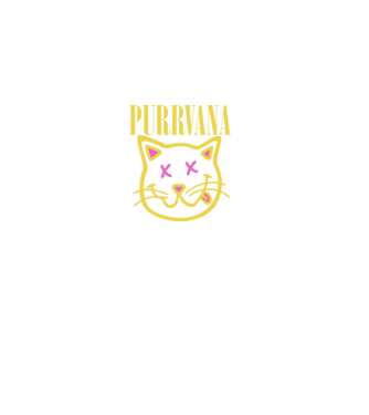 Purrvana minta fekete pólón