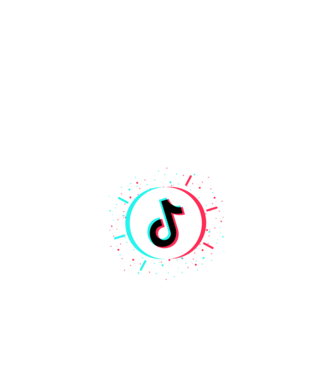 TikTok Like! minta fekete pólón