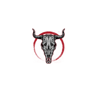 Skull 43 minta farmerkék pólón