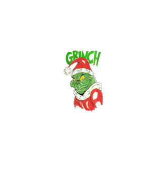 Grinch minta fekete pólón