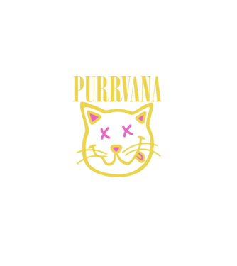 Purrvana minta fekete pólón