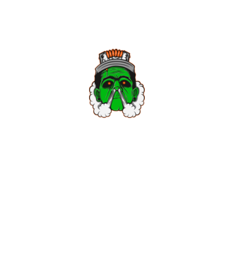 Frankenvape minta piros pólón