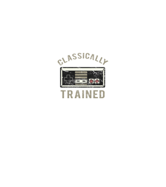 Classically Trained Distressed minta fekete pólón