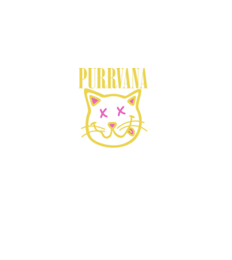 Purrvana minta fekete pólón