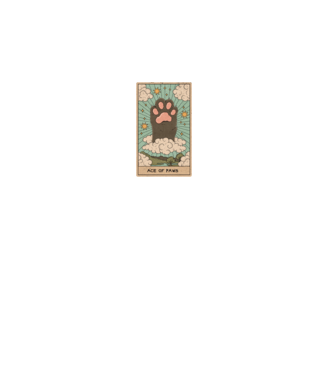 Ace Of Paws minta fekete pólón