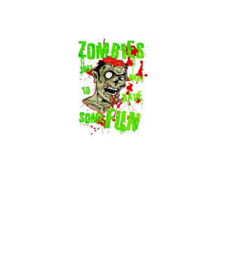 Zombiefun2 minta fekete pólón