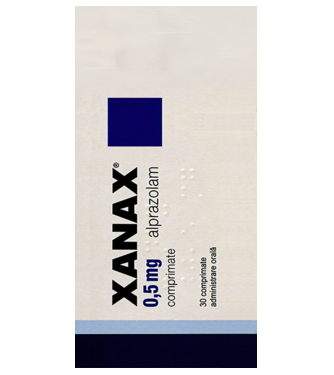 xanax minta fekete pólón