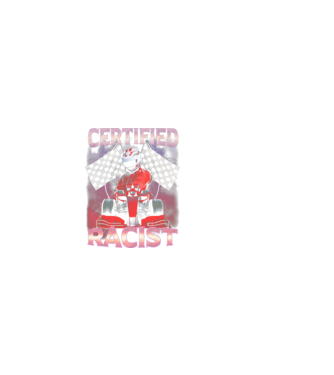 Certified Racist minta sötétkék pólón