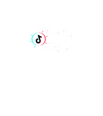 TikTok sztár minta fekete pólón