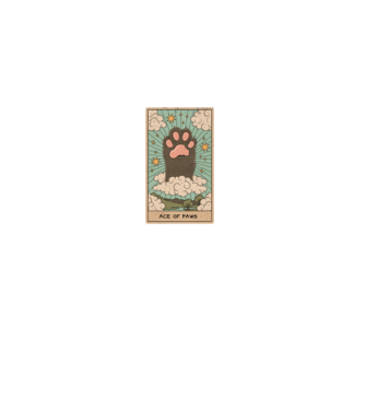 Ace Of Paws minta fekete pólón