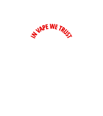 In vape we trust 2 minta fekete pólón