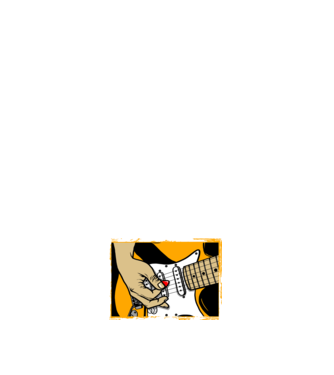 Guitar 21 minta sötétkék pólón