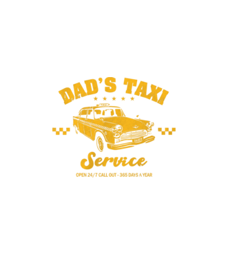 Dad's taxi - Apataxi minta fehér pólón
