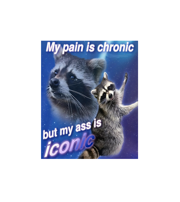 Chronic but Iconic minta fehér pólón