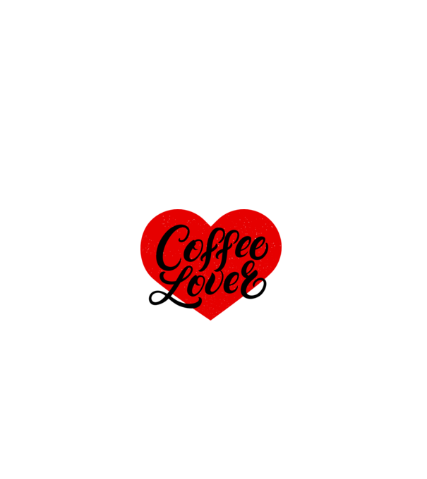 Coffee lover minta szürke pólón