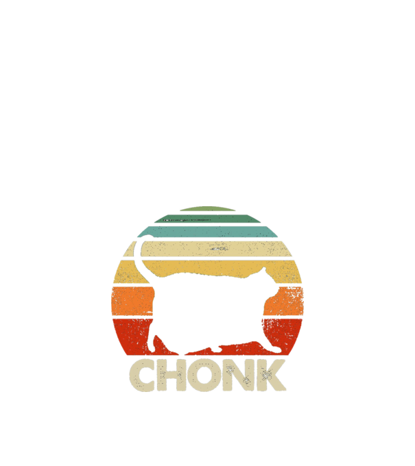 CHONK minta fekete pólón