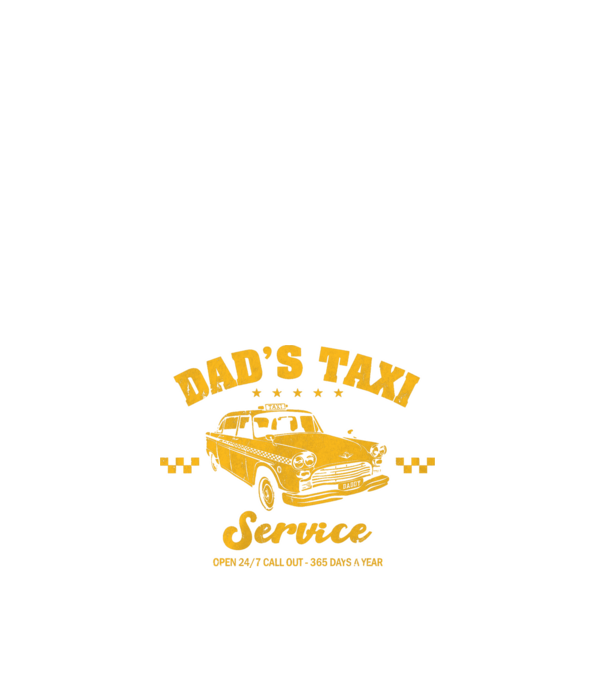 Dad's taxi - Apataxi minta fehér pólón