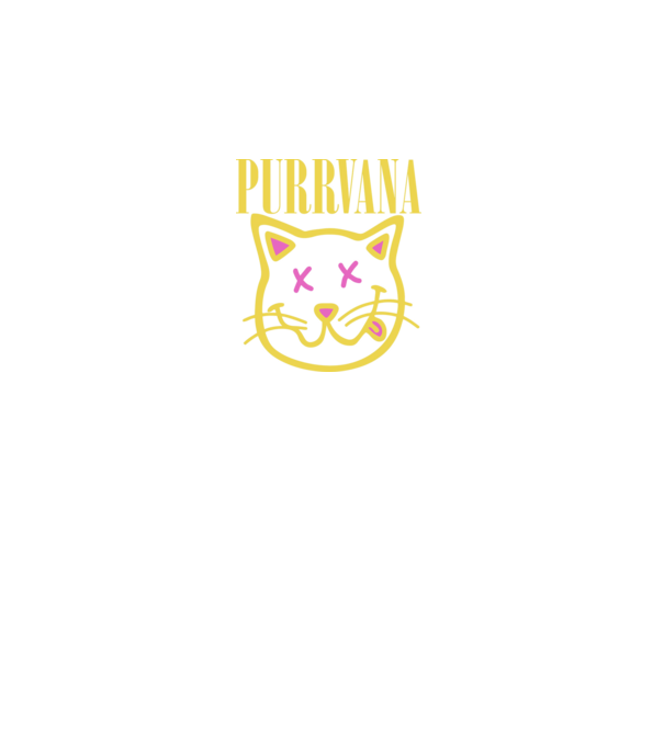 Purrvana minta fekete pólón