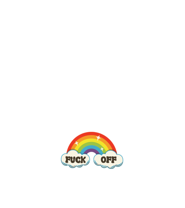 fuck off minta fehér pólón