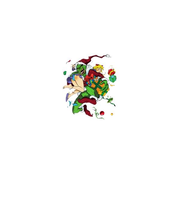 Wildest Grinch minta zöld pólón