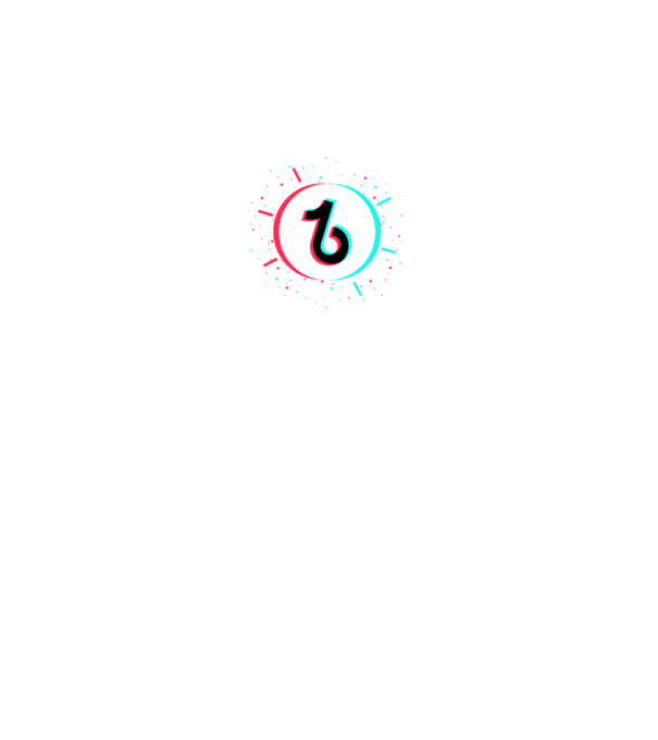 TikTok kövess!! Szelfi minta fekete pólón
