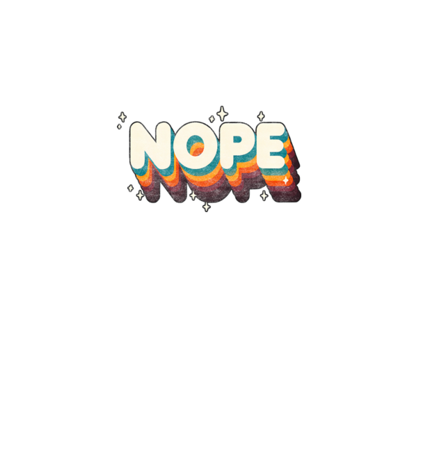 nope minta fekete pólón