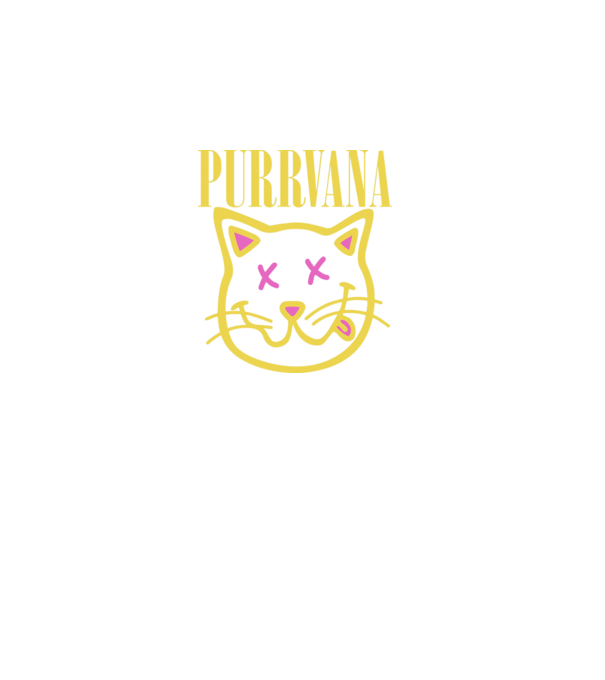 Purrvana minta fekete pólón