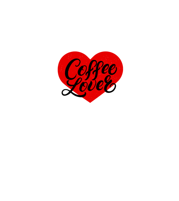 Coffee lover minta szürke pólón