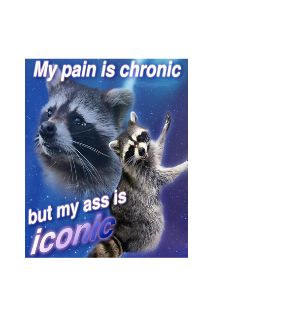 Chronic but Iconic minta fekete pólón